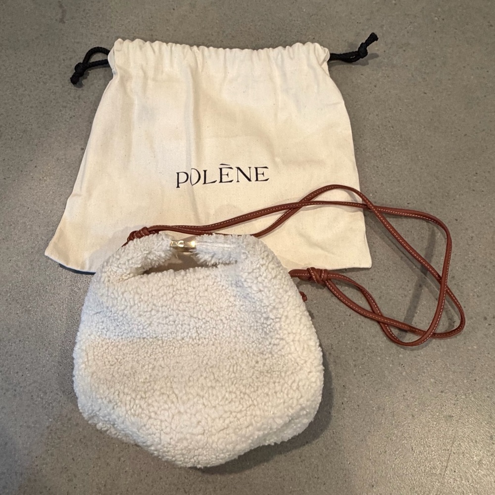 Polène Shearling Beri Bag